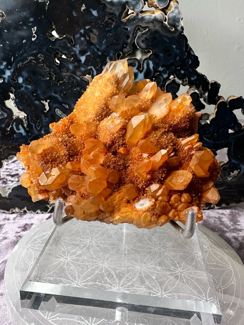 Tangerine Quartz Point - TQP02